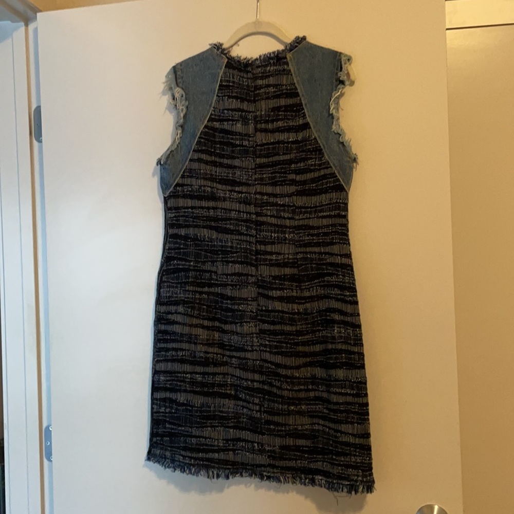 Blue Pattern Dress - image 4